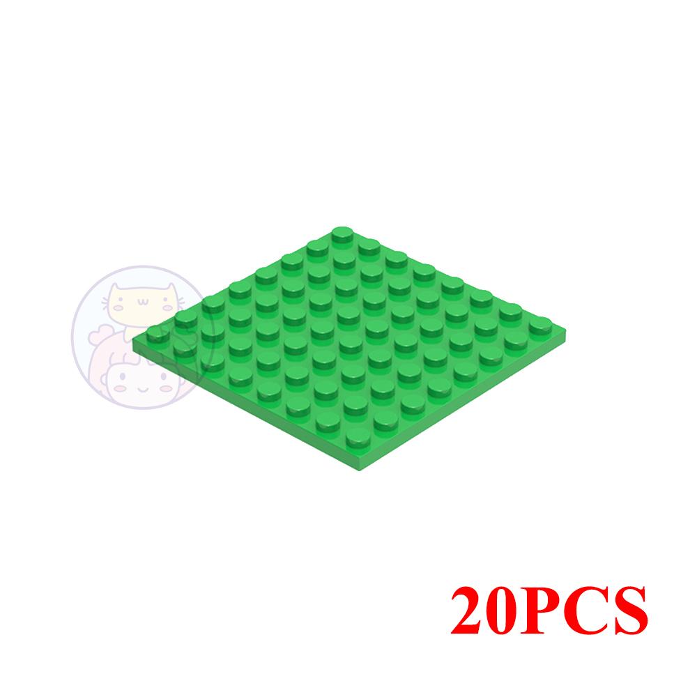 20PCS MOC 41539 Plate 8x8 Building Blocks Kit High-Tech Board House Bricks Particle DIY Idea Toys Children Birthday Kid Gifts