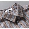 Japanese Style Striped Long Sleeve Shirts for Men Daily Spring/Autumn Pure Cotton Soft and Comfortable Casual Tops Youth New Fashion Men Shirt