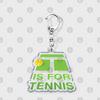 Hobby Sports Lover Tennis Ball Keychains for Accessories Bag I Love Bike Car Keyrings Jewelry Friends Father Boyfriends Gifts