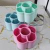 Large Capacity Pencil Box Rotatable Makeup Brush Holder Desktop Organizer  Study Accessories