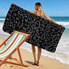 Whimsical Floating Eyes Motif Print Beach Towel, Quick Drying, Suitable for Travel, Outdoor Sports, Jogging, the Beach and Swimming, Gift