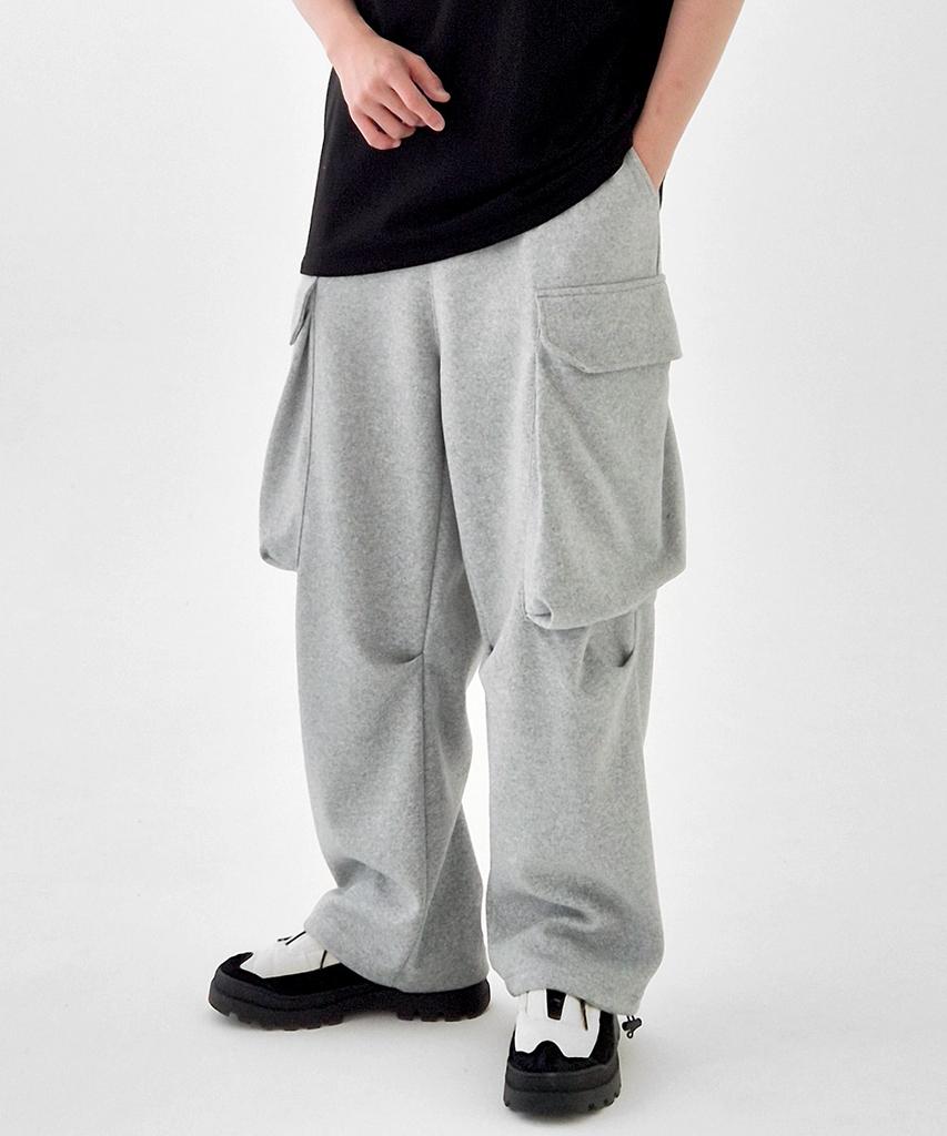 UMM Men'S And Women'S Big Pocket Wide Jogger Training Pants
