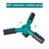 Three-prong 360 Degree Automatic Rotating Water Spray Sprinkler Nozzle Lawn Garden Watering Irrigation Supplies