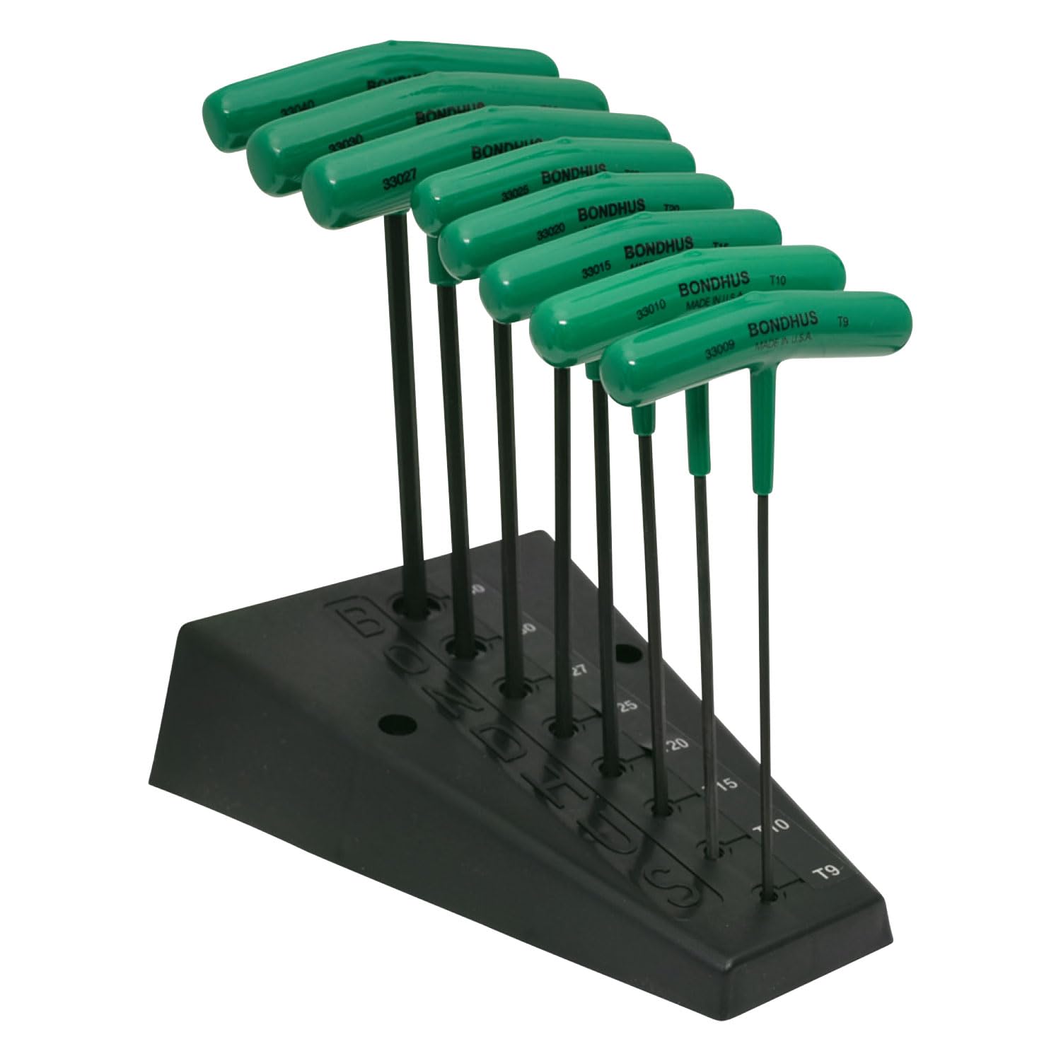 

черный набор из 8 TTHX8 []BONDHUS Torx® набор Т-образных ручек, окрашенный, (Т9, Т10, Т15, Т20, Т25, Т27, Т30, Т40) №33034