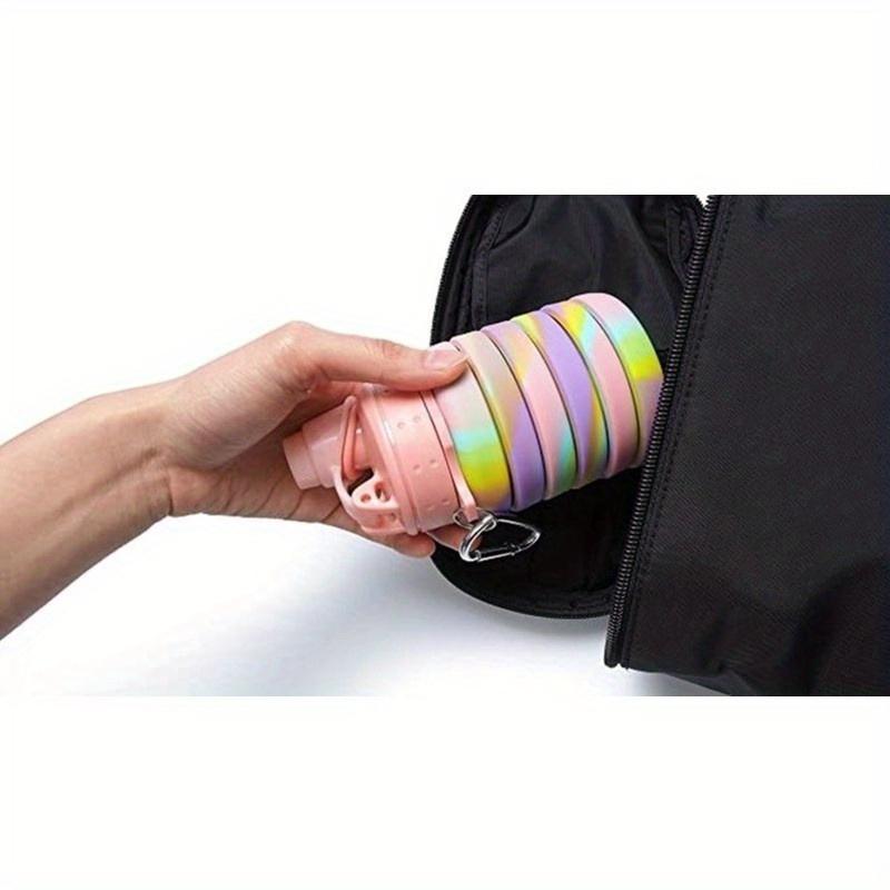 Skládací láhve na vodu pro cestování Opakovaně použitelné skládací láhve na vodu pro venkovní kempování v posilovně (Dvě barvy)