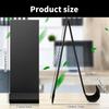 Set of 4 Black Metal Flyers Holder Stand Vertical Countertop Organizers Accessory for Booklets Magazines and Menus