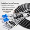 Outdoor Armored Single-Mode LC-FC Fiber Optic Patch Cable