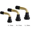 PVR70 Rubber Brass Right Angle Stem Caps Scooter Tyre Valves Motorcycles 90 Degree Tyre Valves Stem
