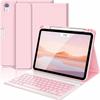 iPad 11th Gen Bluetooth Leather Keyboard Case with Pen Slot, 10.9 Inch