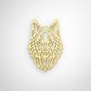 Stainless Steel Suit Collar Badges Lion Vintage Lapel Pins Phoenix Brooches  Decoration