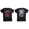 T-shirt unisexe Metallica: Tue les tous (Retour Imprimer)