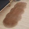Non Slip Plush Rug Irregular Irregular Fur Rug Washable Faux Fluffy Rug  Bedroom