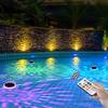 D5 Solar Floating Pool Lights Color Changing IP65 Waterproof Swimming Pool Lights With Remote 9 Lighting Modes Floating Light