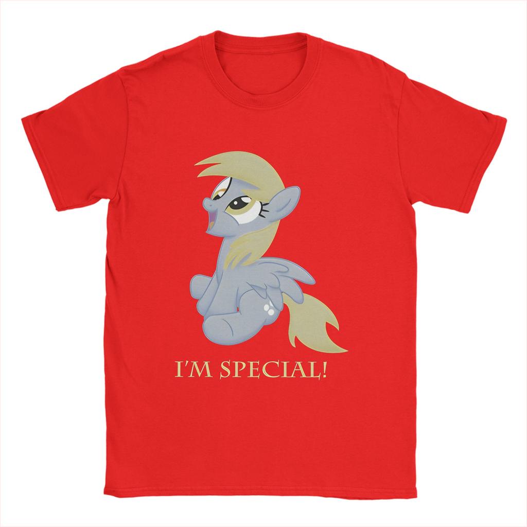 Unisexs Muffins Derpy Hooves T Shirts Cotton Tops Awesome Short Sleeve Round Neck Tees Birthday Gift TShirts