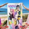 KPop Demon Hunters Print Beach Towel, Versatile Lightweight Absorbent Beach Towel for Pool Surf Yoga Bathroom, Perfect Birthday Holiday Gift