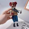 Korean Style Crossbody Bag with Girl Doll Clothes Set Keychain - Fashion Charm Gift