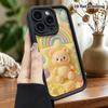 Phone Case: 2D Flat Design Suitable for iPhone 18 17 16 15 14 13 Pro Protective Case, Creamy Little Bear, Perfect Christmas and Halloween Holiday Gift