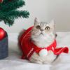 Warm Red Scarf Hat Cloak Hat Christmas Clothes Pet Costume Pet Clothes Pet Cosplay Costume