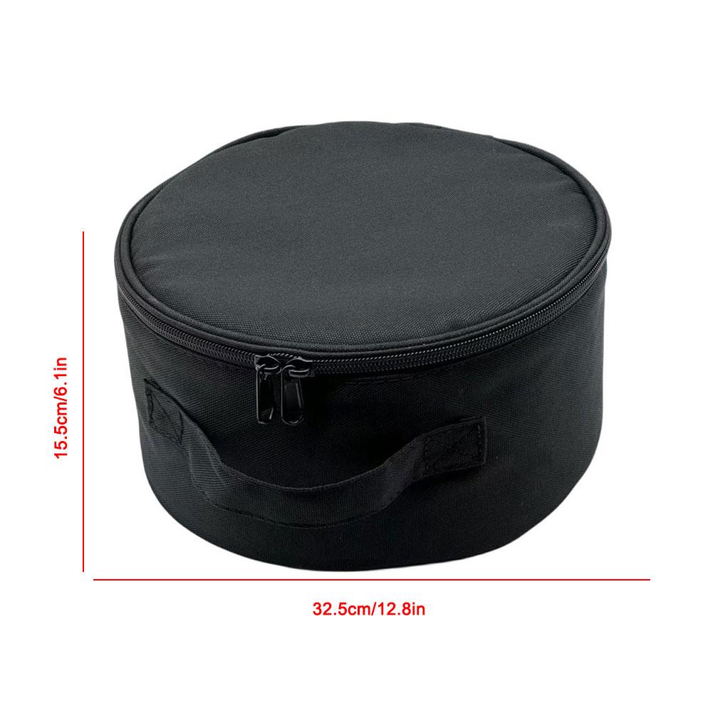 Portable Storage Bag Circular Fan Handbag Large Capacity Waterproof Portable Travel Telescopic Fan Organizer With Zipper