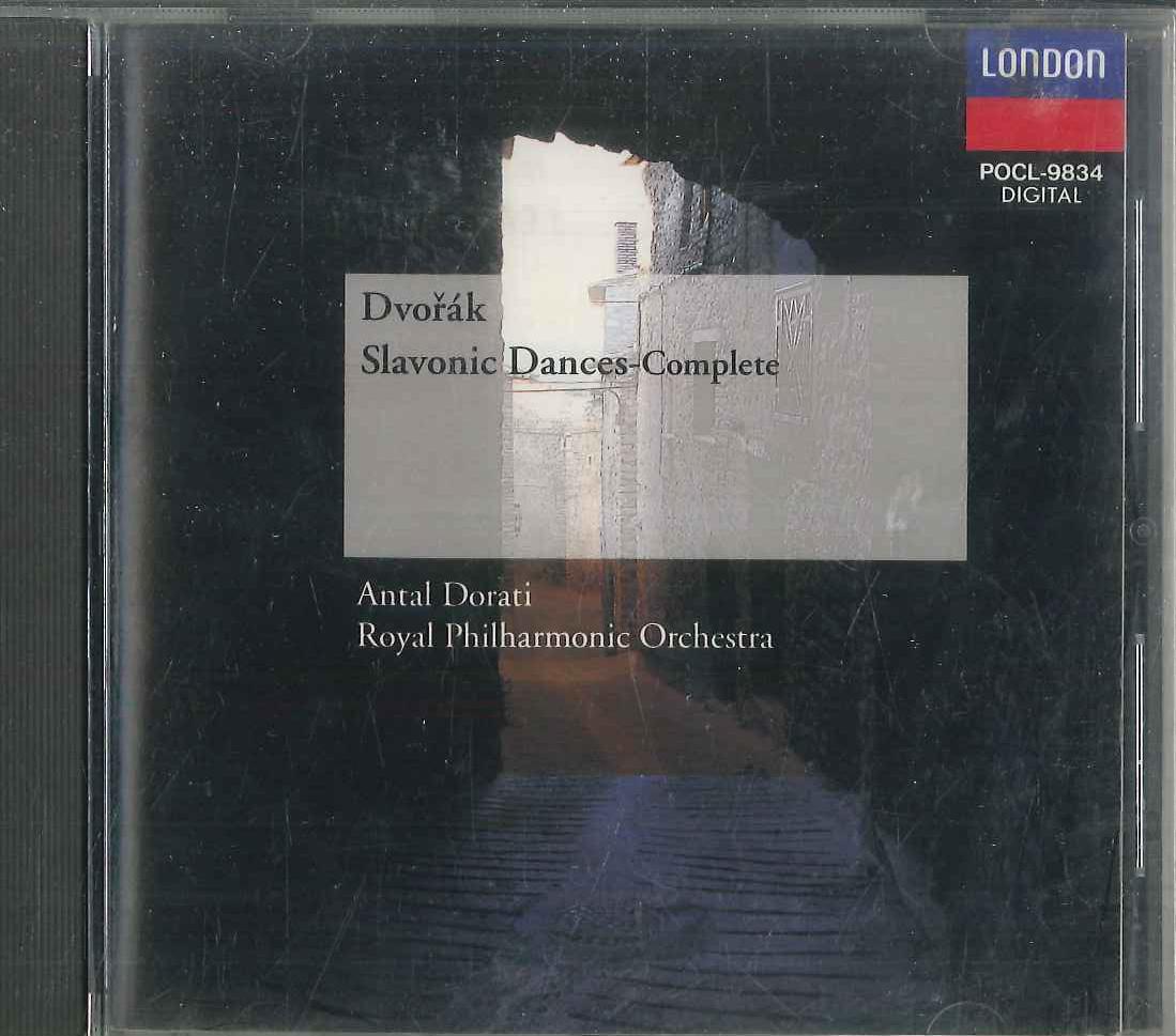 

CD DVORAK ANTAL DORATI ROYAL PHILHAR Dvorak Slavonic Dances POCL9834 POLYDOR 1997 Japan Classical Used