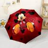 Minnie Mouse Fantasy Art Outdoor Automatic Umbrella with 8-Rib Durable All-Season Travel Elegant Women's Umbrella Best for Christmas