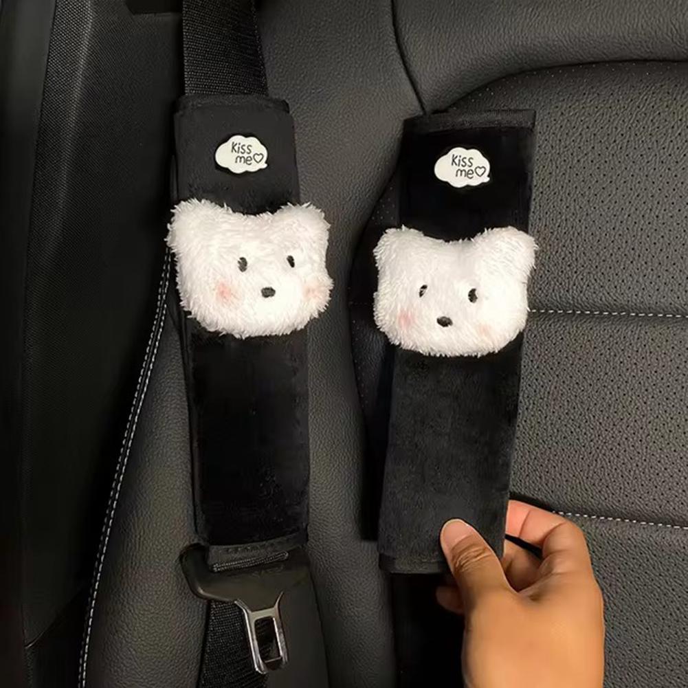 Car Styling Seat Belt Cover Shoulder Strap Harness Cushion Cartoon Car Seatbelt Shoulder Pad Protector Auto Neck Support