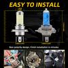 1pcs Motorcycle Headlights H4 P15D BA20D LED Bulbs DRL Bright Plug and Play 12V White Hi Lo Lamp Scooter Accessories
