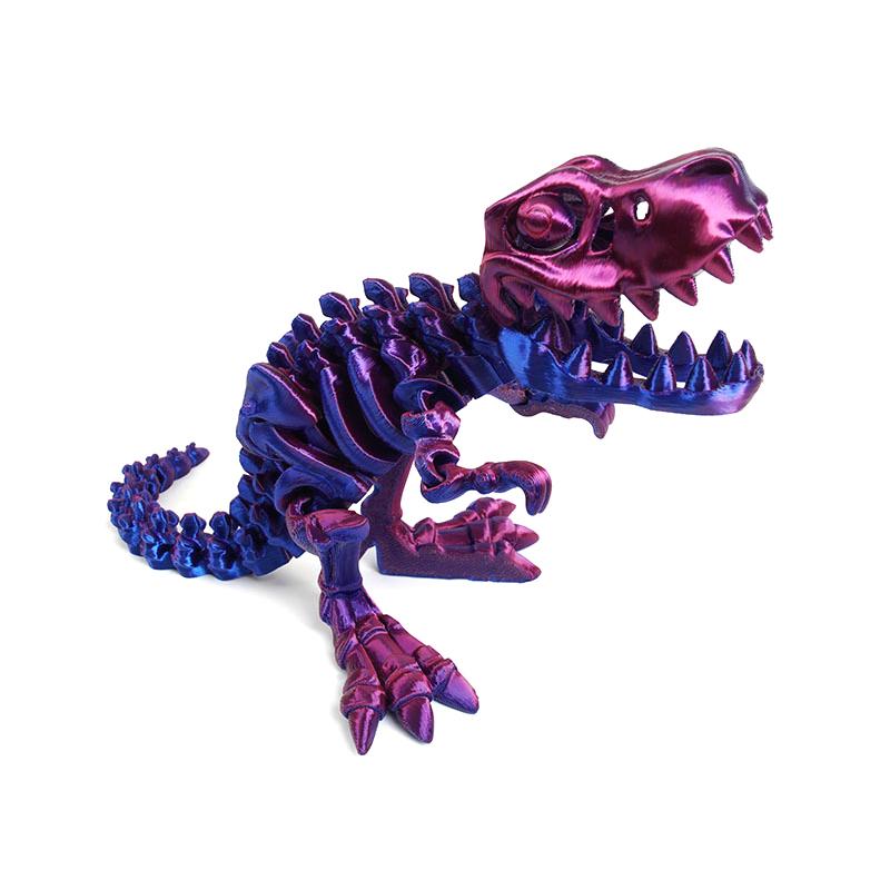 3D Printing Flexible And Movable Joints Tyrannosaurus Rex Dinosaur Skeleton Dragon Transformation Ornament Handmade Gift Decor