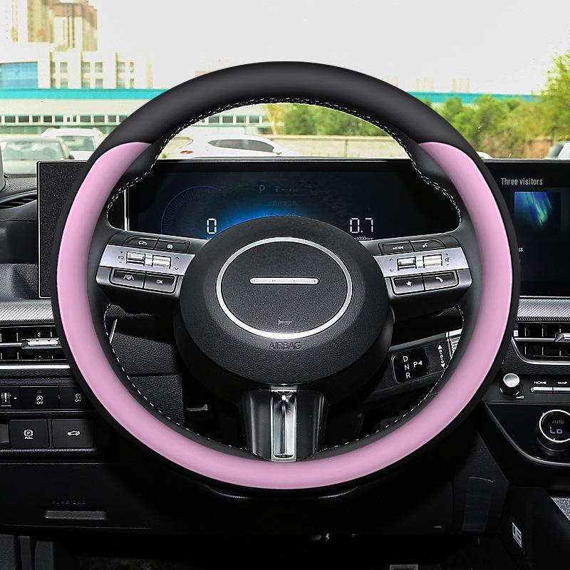 Ultra-Thin Steering Wheel Cover for 11th Gen Beijing Hyundai Sonata – Four Seasons, 24 Models 38 cm