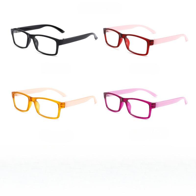 Fashion High Definition Anti-Blue Light Reading Glasses Women Men Square PC Frame Presbyopia Eyeglasses