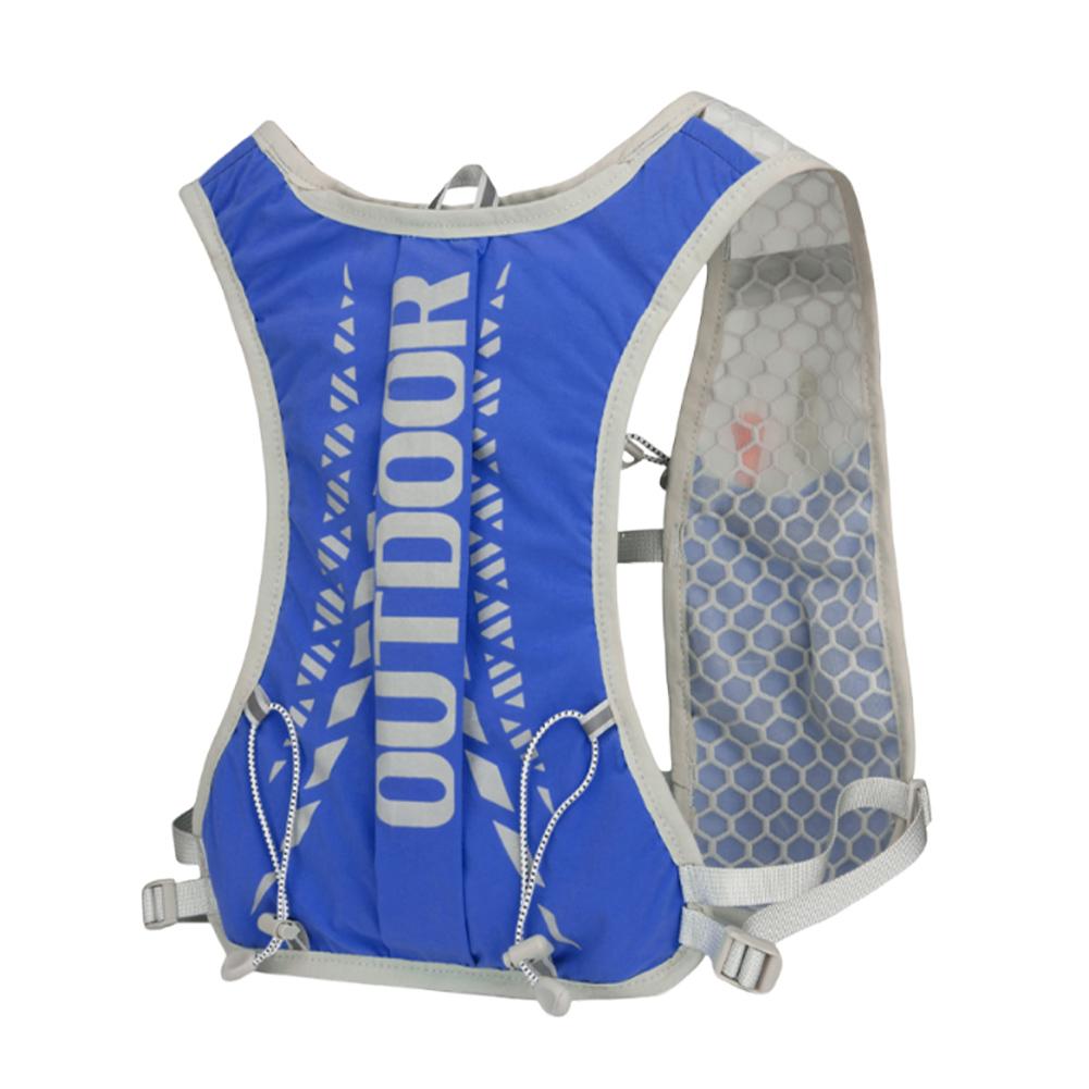 Running Vest for Women Men Lightweight Hydration Runner Vest with 500ml Soft Flask Adjustable Chest Straps Reflective Backpack
