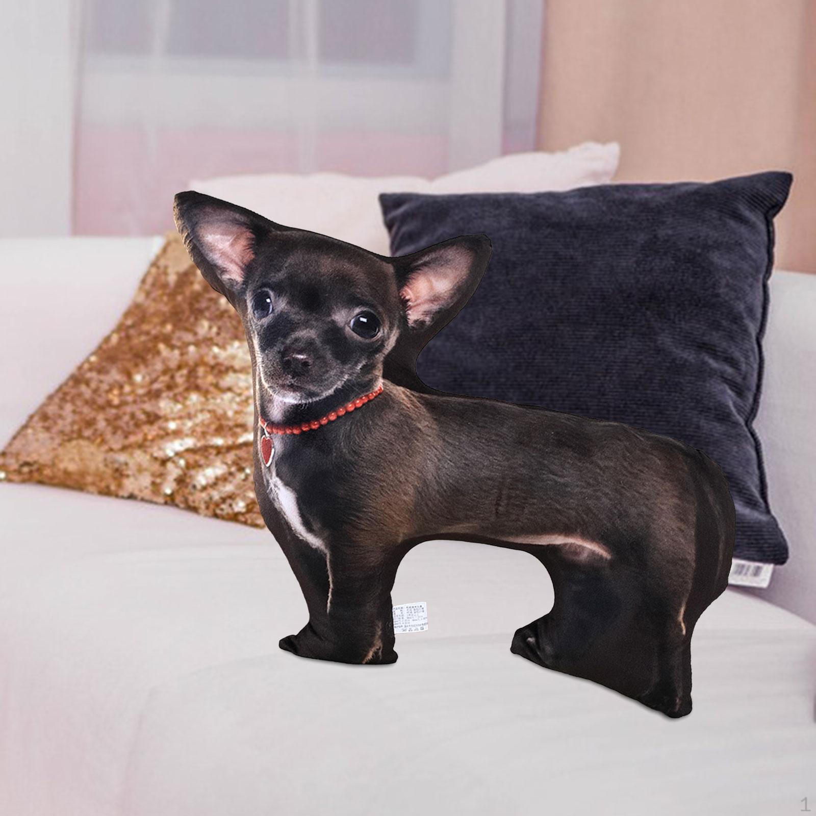 

Animals Pilllow, Stuffed Toy, Cute Doll Hugging Doll, Kids Accompany Toys for Room Chihuahua