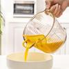 Large Capacity Heat-Resistant Glass Measuring Cup and Bowl