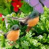 Bird Decoration Artificial Feather Bird Craft Ornament Simulation Little Robin Bird Outdoor Garden Ornaments Decoration