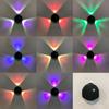 1PC RGB Rechargeable Cat Eye Ambient Light Motion Sensor Night Light Magnetic Wall Lamp for Bedroom Hallway Stairs Decor