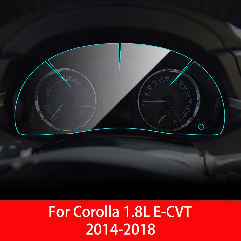 

Car trument Panel Screen Protector Dashboard Membrane Protective TPU Film Car Interior Accessories For Toyota Corolla 2014-18 For Corolla 2014-18
