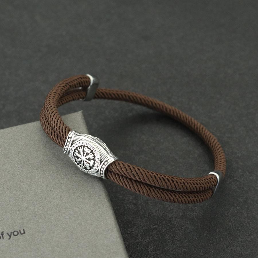 Unique Men Viking Bracelet Grade A 4mm String 7 Colors Available Sports Sweatrope Braslet Boyfriend Accessories Healing Braclet