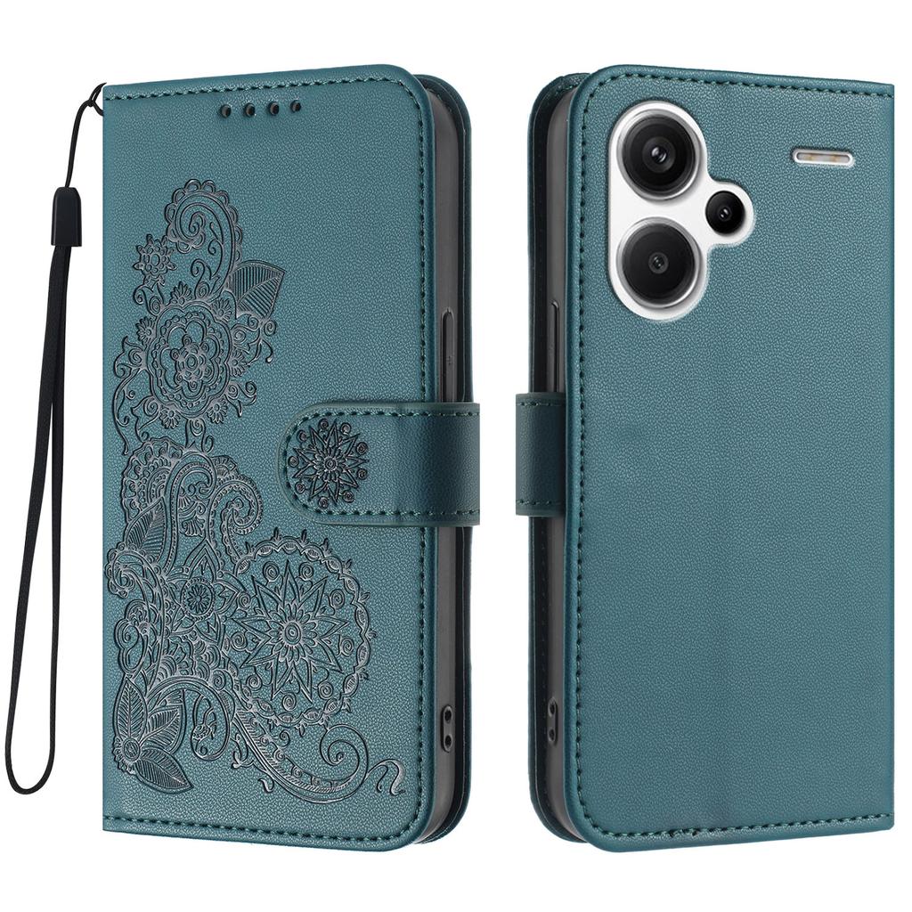 Pentru Xiaomi Redmi Note 13 Pro+ 5G Huse de Telefon Mandala Floare Piele Portofel Husă Mobilă cu Curea