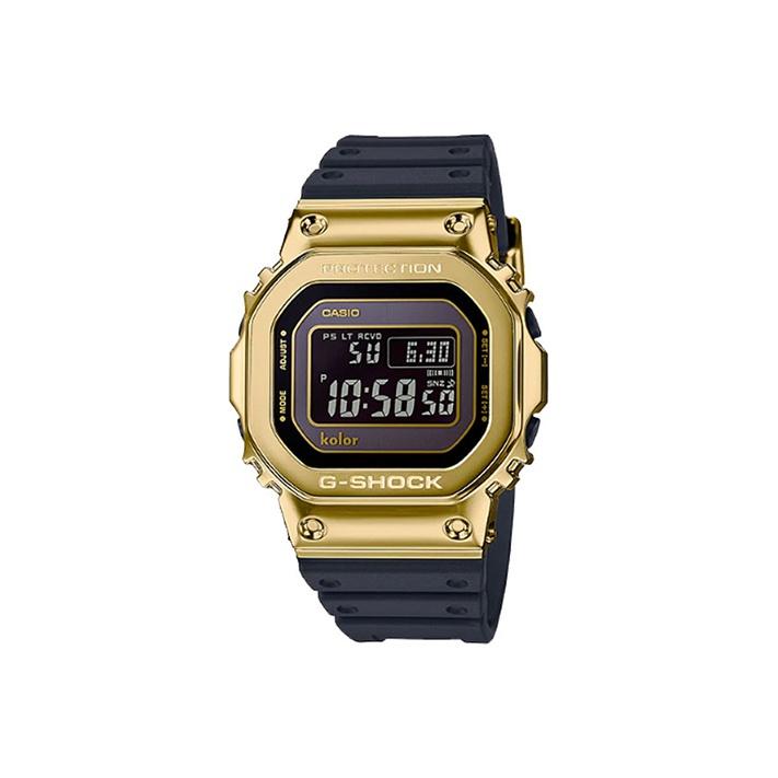 Casio Men's Gold/Black B5000 Limited Edition Block Six Frequency Radio Wave Bluetooth Solar Quartz Movet Resin Strap Watches Gmw-B5000kl-9