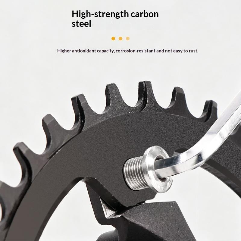 5Pcs Bicycle Chainring Bolt Steel Crankset Fixing Screw Anti Loose Bike Chain Ring Fastener For Mountain Road Folding Bike