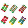Christmas Fuzzy Socks Women Warm Fluffy Crew Socks Colorful Winter Slipper Socks for Home Lounging Sleeping Holiday Gift