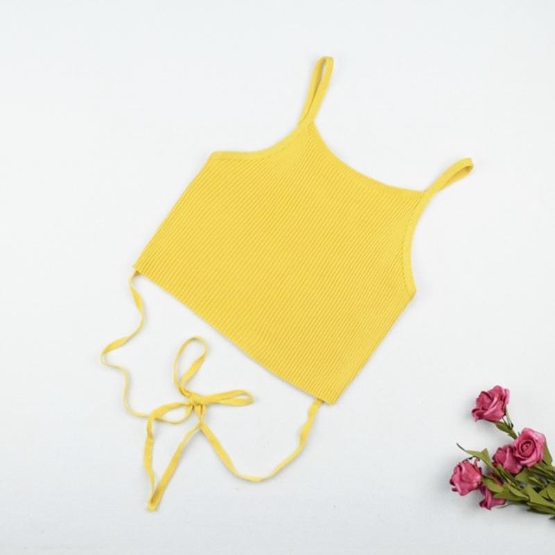 

Короткие укороченные топы без рукавов с открытой спиной для фитнеса, топы для вечеринок, камзолы, уличная одежда, черные укороченные топы на шнуровке One Size