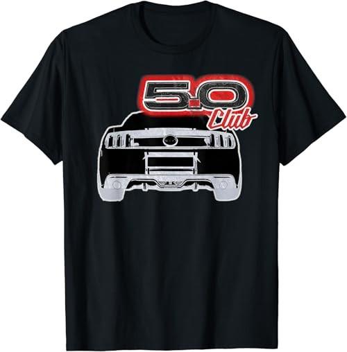 5.0 Coyote Stang American Car Horsepower v8 Muscle Speed T-Shirt XXXL