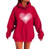 Women's Loose Comfortable Casual Fashion Character Printed Hooded Long Sleeve Sweatshirt