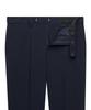 MUSINSA STANDARD [Cooltandard] Semi-Wide Hidden Elastic Waist Slacks [Navy]