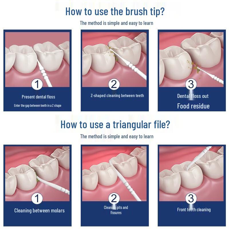 Little Deer Mom Dental Floss Picks Family Pack
