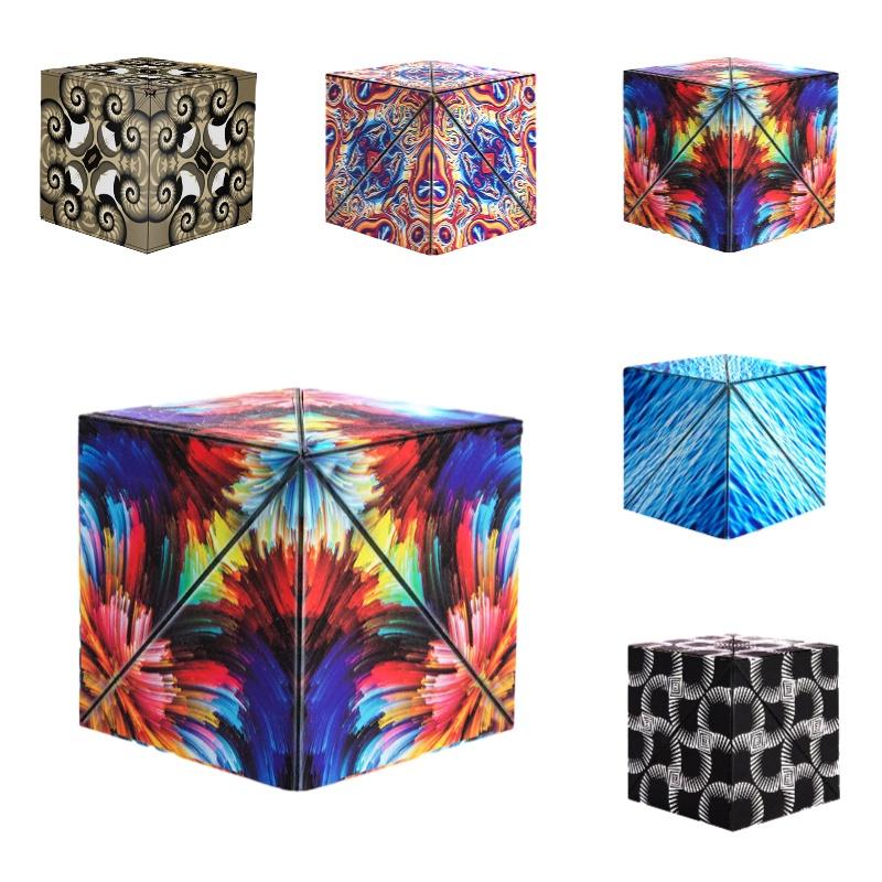 Beliebter Geometrischer Magischer Würfel Magnetisch 3x3 Puzzle Spielzeug Für Kinder Pädagogisches Und Stressabbauendes Material)