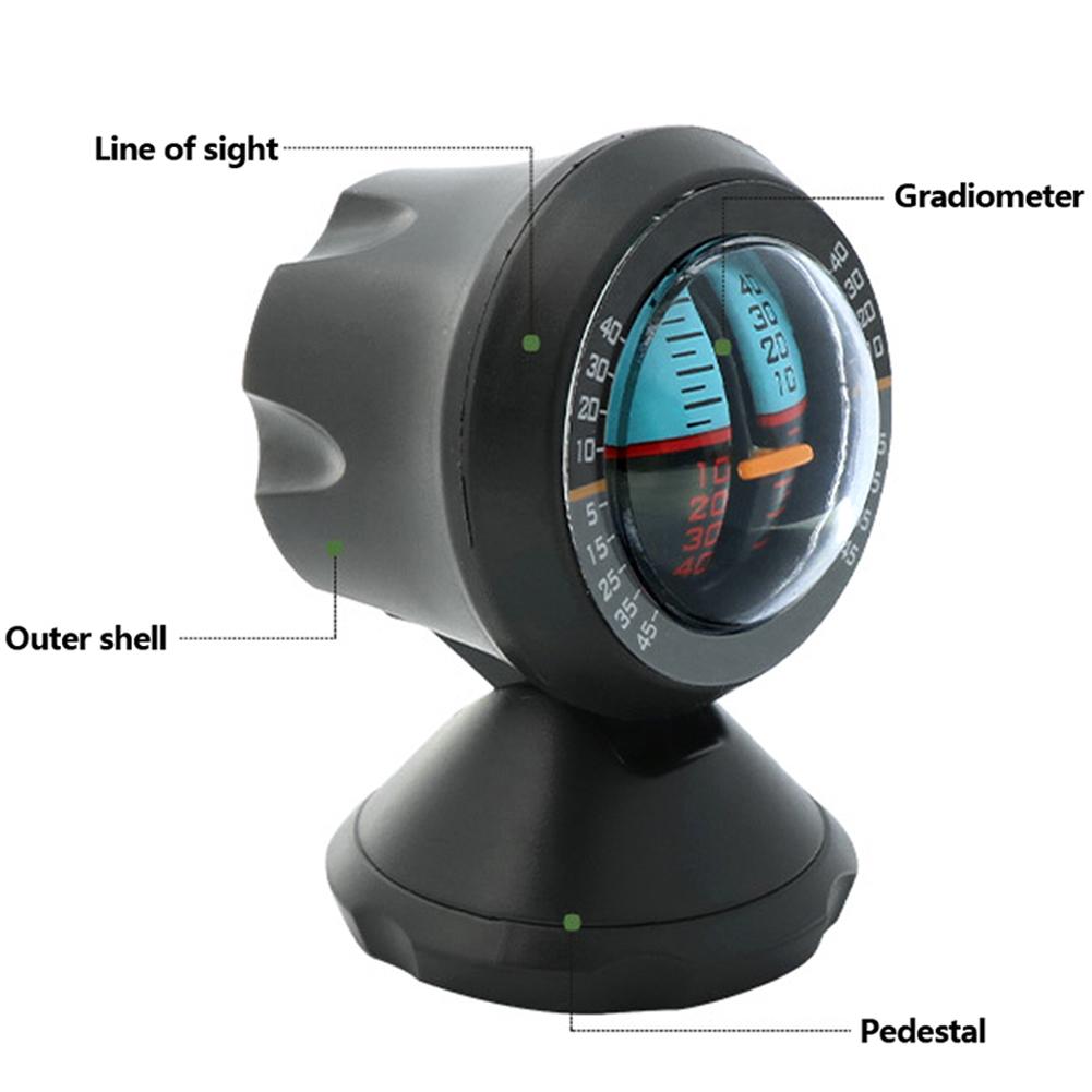 Car Mini Slope Meter Portable Angle Slope Level Meter Finder Balancer Car Vehicle Inclinometer Angel Level Finder Tool Traveller