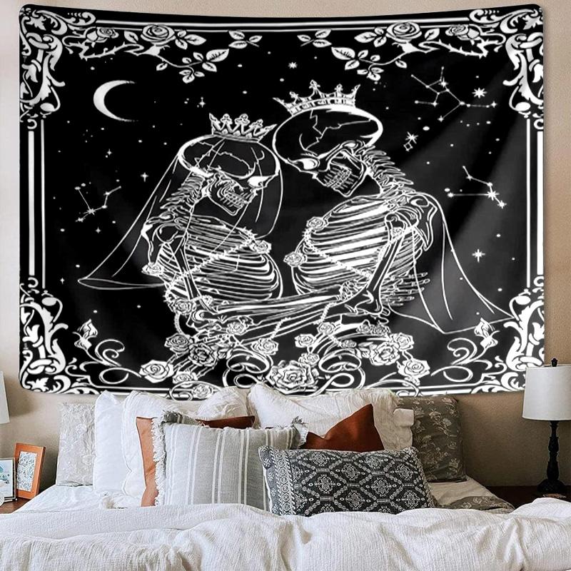 Day Of The Dead Celebration Tapestry Room Decoration Wall Hanging for Living Room Bedroom, dormitory, Birthday and Christmas gifts