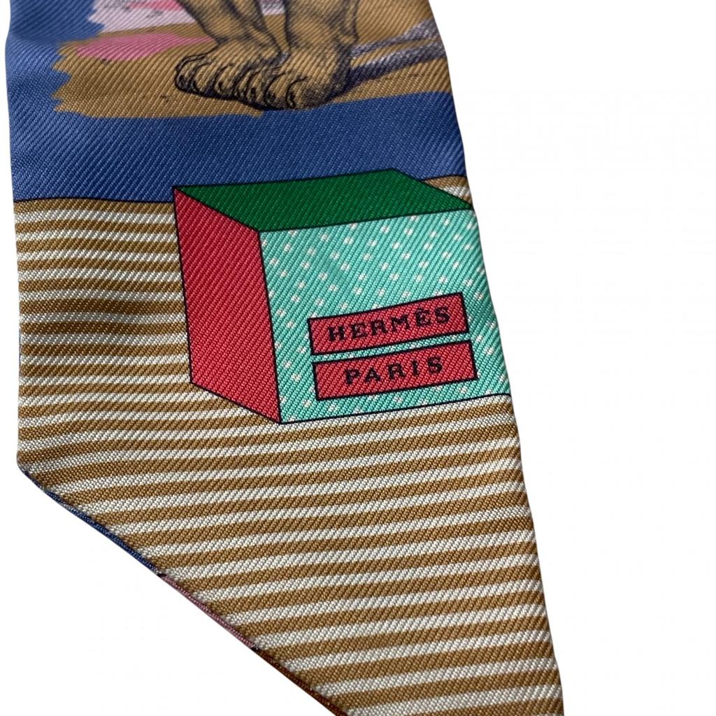Pañuelo HERMES usado seda multicolor Mujer